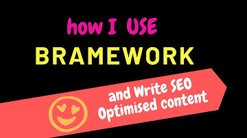 How To Use Bramework  Bramework Seo Urgent