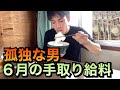孤独な男2022年６月の給料
