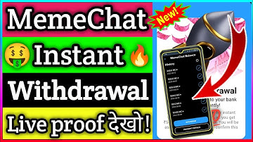 🔴Live | live MemeChat payment withdrawal proof | memechat payment proof