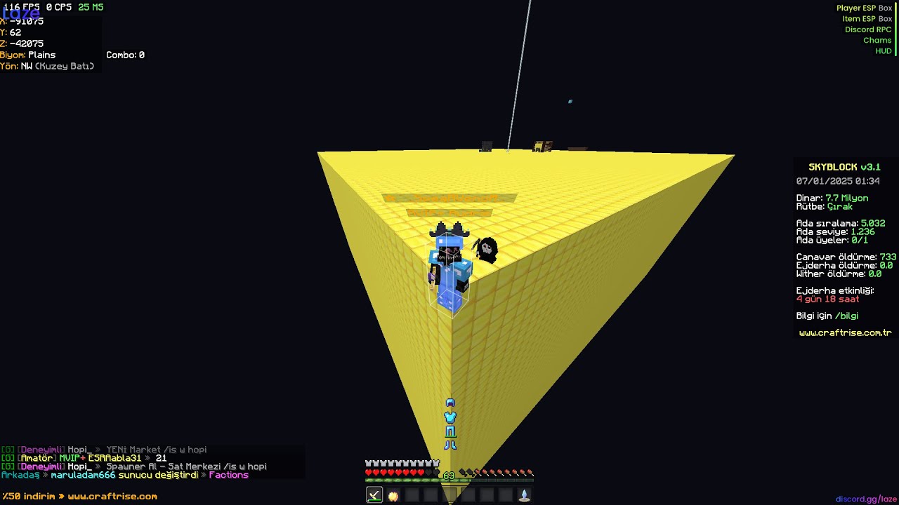 Craftrise Factions Herkese İyi Oyunlar