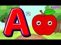 A for Apple 🍎 | ABC Learning with Fun | Mini Shark 🦈