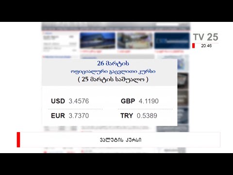 ვალუტის კურსი