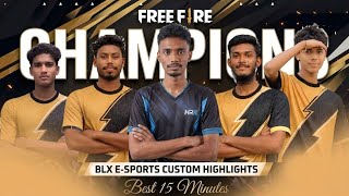 BLX E-Sports Championship | Full Custom Room Match | Free Fire Squad Battle