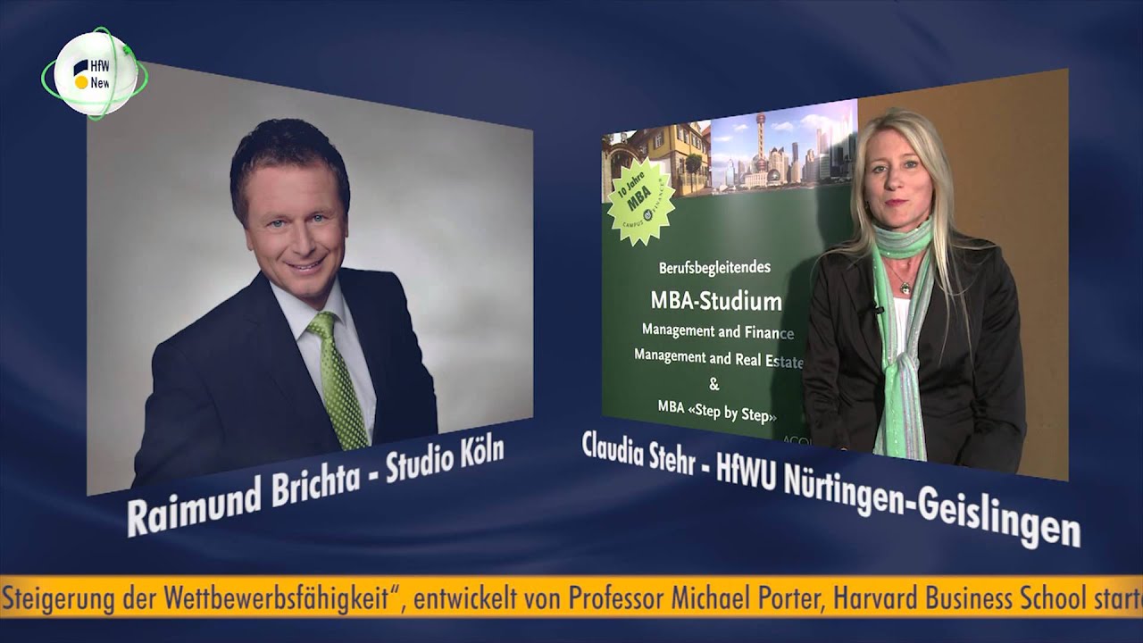 "Nachgefragt zum MBA" mit Raimund Brichta