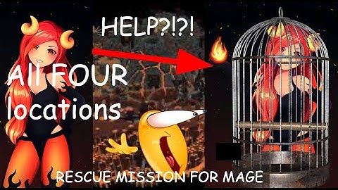 Crimson Isle Daily Rescue Mission ALL MAGE Locations - Hypixel Skyblock