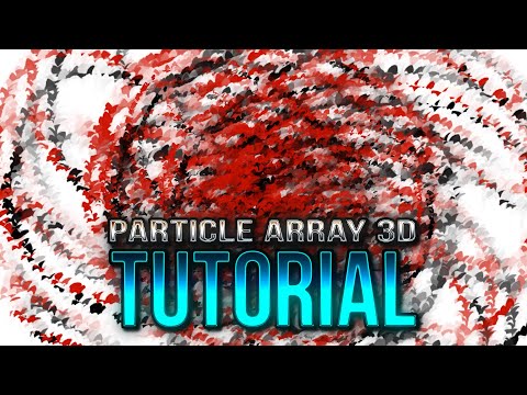 Particle Array 3D and Brush | After Effects Tutorial Background #153