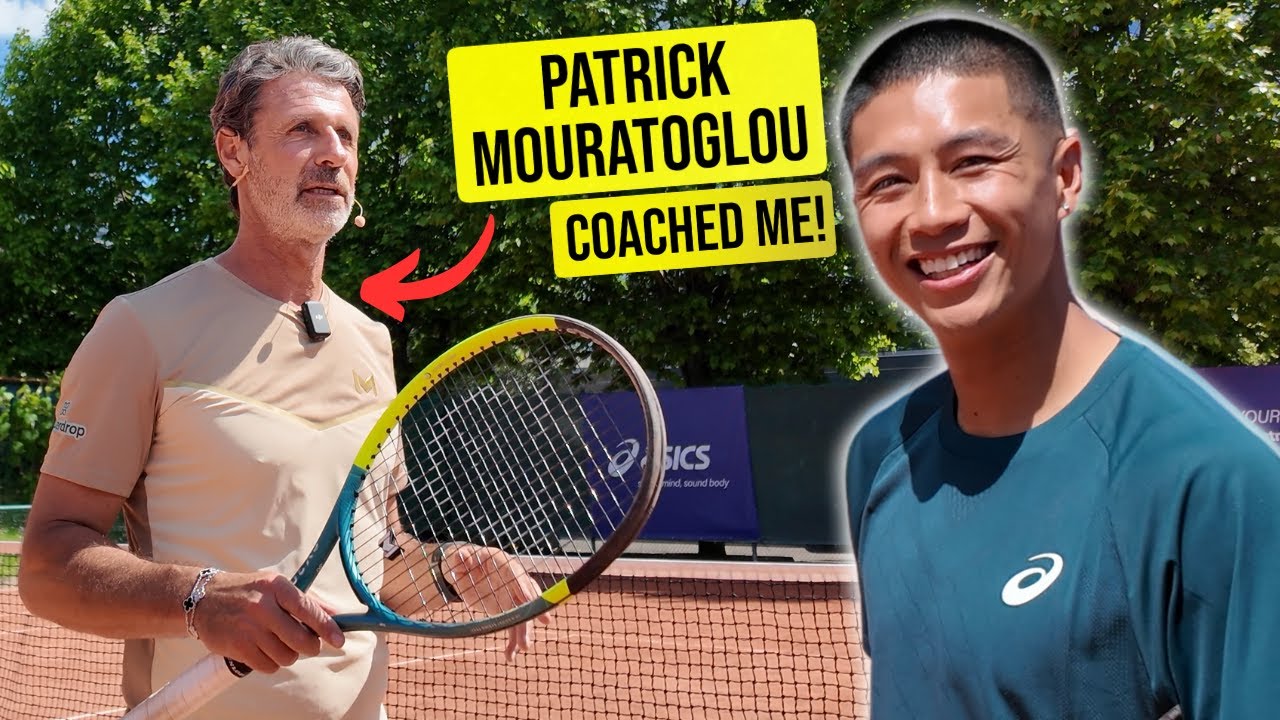I Got Coached By PATRICK MOURATOGLOU at an Asics Event!