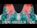 Spring Hair Color Trend | Pulp Riot Tropical Color Melt