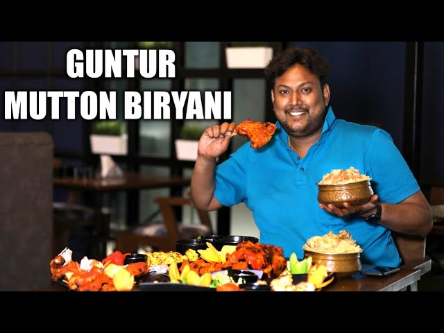 MUSLIM MUTTON BIRYANI at its Best in a New Look | Guntur Biryani | Bismillah Biryani | Street Byte