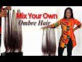 How To Create Highlights Ombre With Braiding Hair Mix Colours Featuring Grasfield African Prints