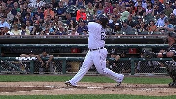 Prince crushes a two-run shot to right field