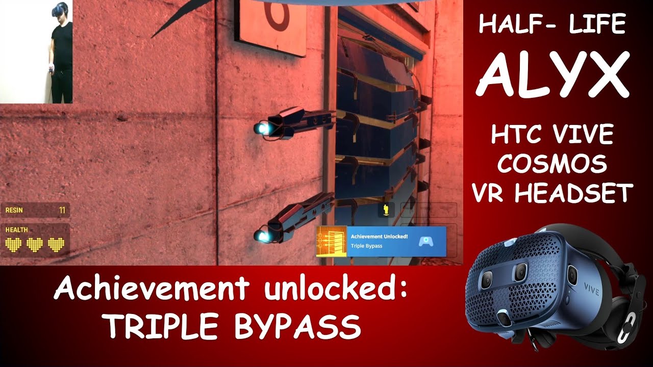 Half-Life: Alyx - Steam Achievement unlocked - Triple Bypass (How to hack  the gate?)