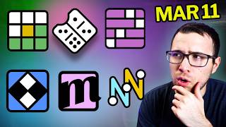 Wordle, Connections, Mini, Strands, Pips & Minute Cryptic - March 11, 2026