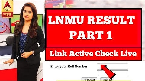 LNMU Part-1 Result 2022 Kab Aayega||LNMU Part-1 Result Kaise check Karen|LNMU Part-1 Result Download