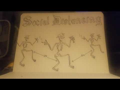 Social Distancing - "Stay at Home and Save a Life.".