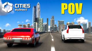 POV Ride Through My MASSIVE Megacity in Cities Skylines 2