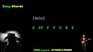 Chris Stapleton - It Takes A Woman - Lyrics Chords Vocals