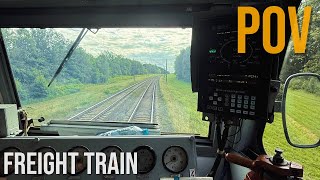 A Day in the Life of a Train Driver – POV Ride on a Freight Train
