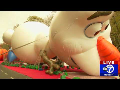 Thanksgiving Day Parade Balloon Inflation Event