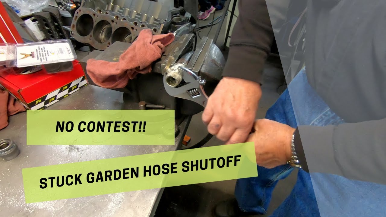 nozzle stuck on hose