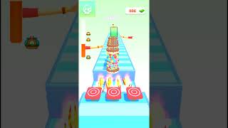 Burger Stack Runner 3D 11 Level - Best Gameplay Walkthrough Android, iOS Games #shortvideos #shorts