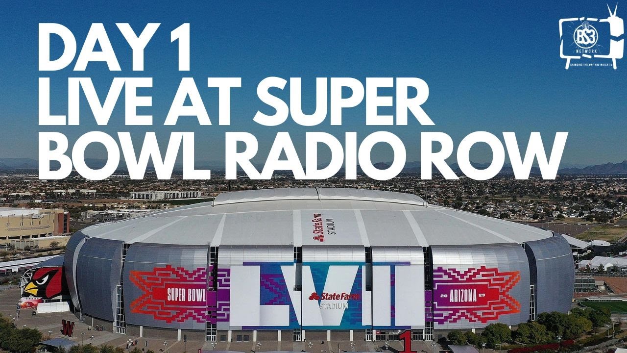 Live Super Bowl Radio Row YouTube
