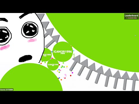 agar io 10 000 000 mass 10 million world record solo