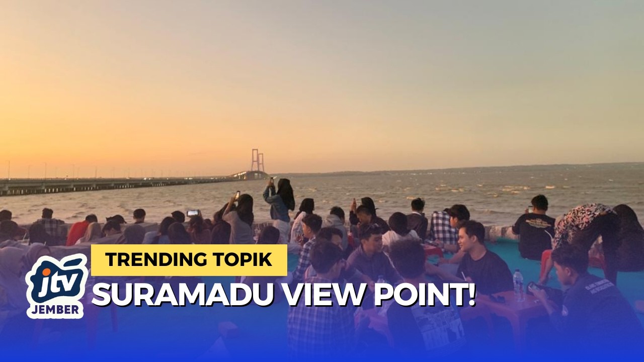 Suramadu Jadi Tempat Ngabuburit Favorit: Panorama Senja di Tepi Pantai