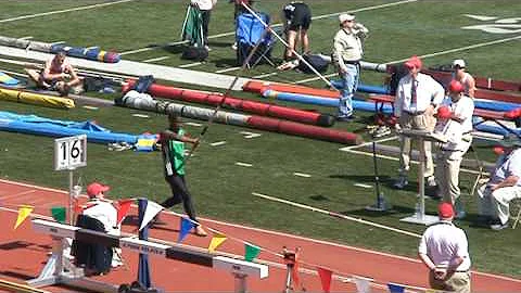 Devon Dobson pennrelays 2009 pole vault