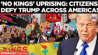 TRUMP MOCKED & CHALLENGED: Millions March Against King-Like Rule Across U.S.! | Times Now World