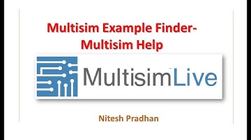 Multisim Example Finder  Multisim Help