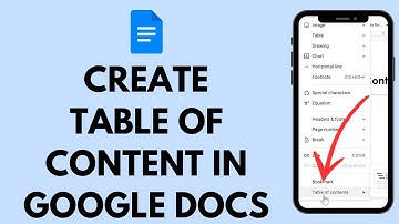 How to Create Table of Contents in Google Docs (Quick & Easy!) | Make Table of Contents