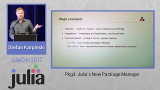 Pkg3: Julia's New Package Manager | Stefan Karpinski | JuliaCon 2017
