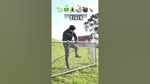 How Animals Get Over a Fence (With Emojis) 😂🤣 #funny #like #share #memes #subscribe #youtube
