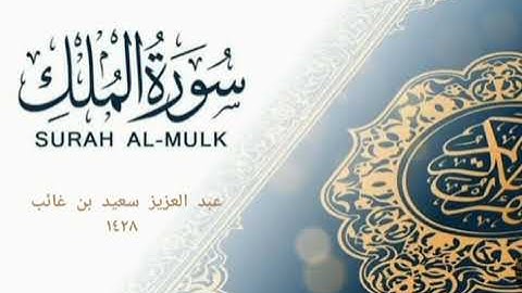 سورة المُلْك . عبد العزيز سعيد بن غائب