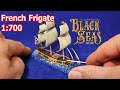 Black Seas French Frigate - using l&#39;Hermione as inspiration for a 1/700 model for wargame