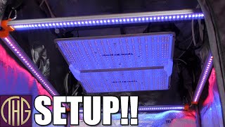 The Grow Tent Is Set Up!! Spider Farmer 28"x28", Sf2000 Pro, Uv30 + Ir16