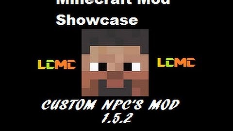 Minecraft Mod Showcase - Custom NPC