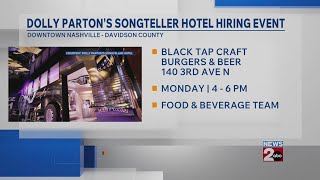 Dolly Parton's hotel hosts hiring event