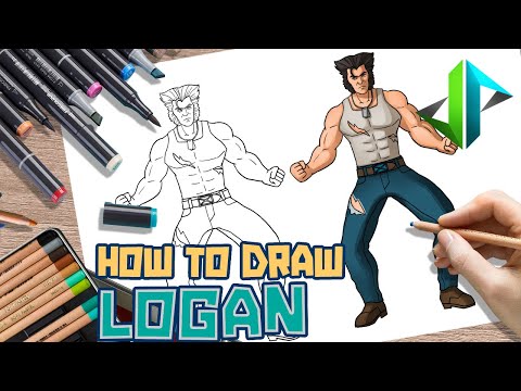 [DRAWPEDIA] HOW TO DRAW *NEW* WOLVERINE (LOGAN) SKIN from FORTNITE - STEP BY STEP DRAWING TUTORIAL