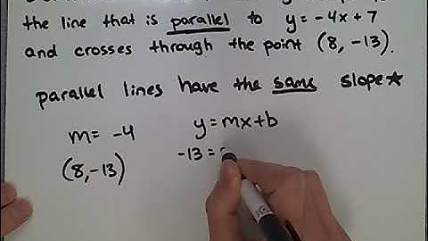 Parallel Lines through a Point Video