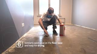 CORKART Cork Glue Down Floor Installation Tutorial - English Version