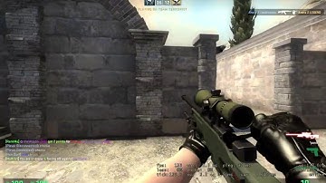 laggy awp flick with like 20fps on CS:GO (Flux 1v1