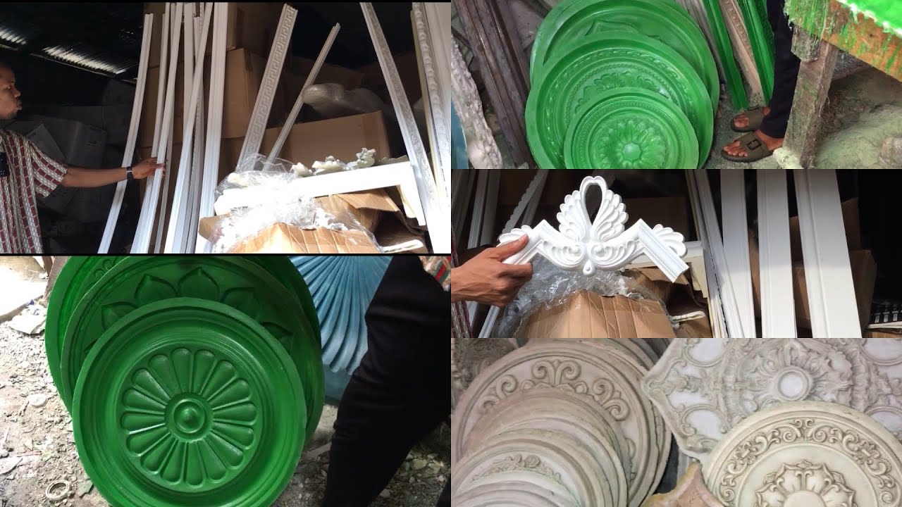 Цены на перегородки, карнизы, розетки и другие гипсокартонные материалы в штате Лагос, Нигерия.