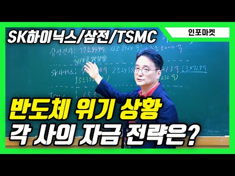   반도체 위기 상황서 빅3 자금력을 점검해보자 SK하이닉스는 홈런 한방 TSMC는 선택과 집중 삼전은 물량공세 노릴 듯 인포마켓