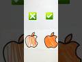 IPhone apples 🍏🍏#art #youtubeshorts #drawing #satisfying #coloringchallenge #coloring