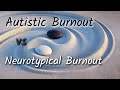 Autistic Burnout vs  Neurotypical Burnout