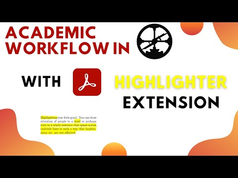 Academic Workflow in Roam Research with PDF Highlighter Extension - Tutorial