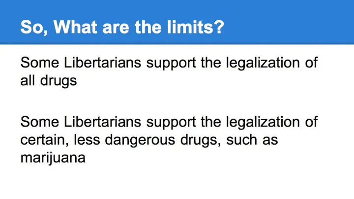 Libertarians on Drug Policy