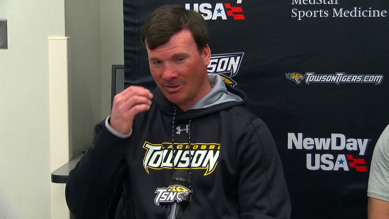 Press Conference Following Towson Men's Lacrosse 137 Win Over Delaware